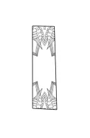 Alfabet mandala kleurplaat 9